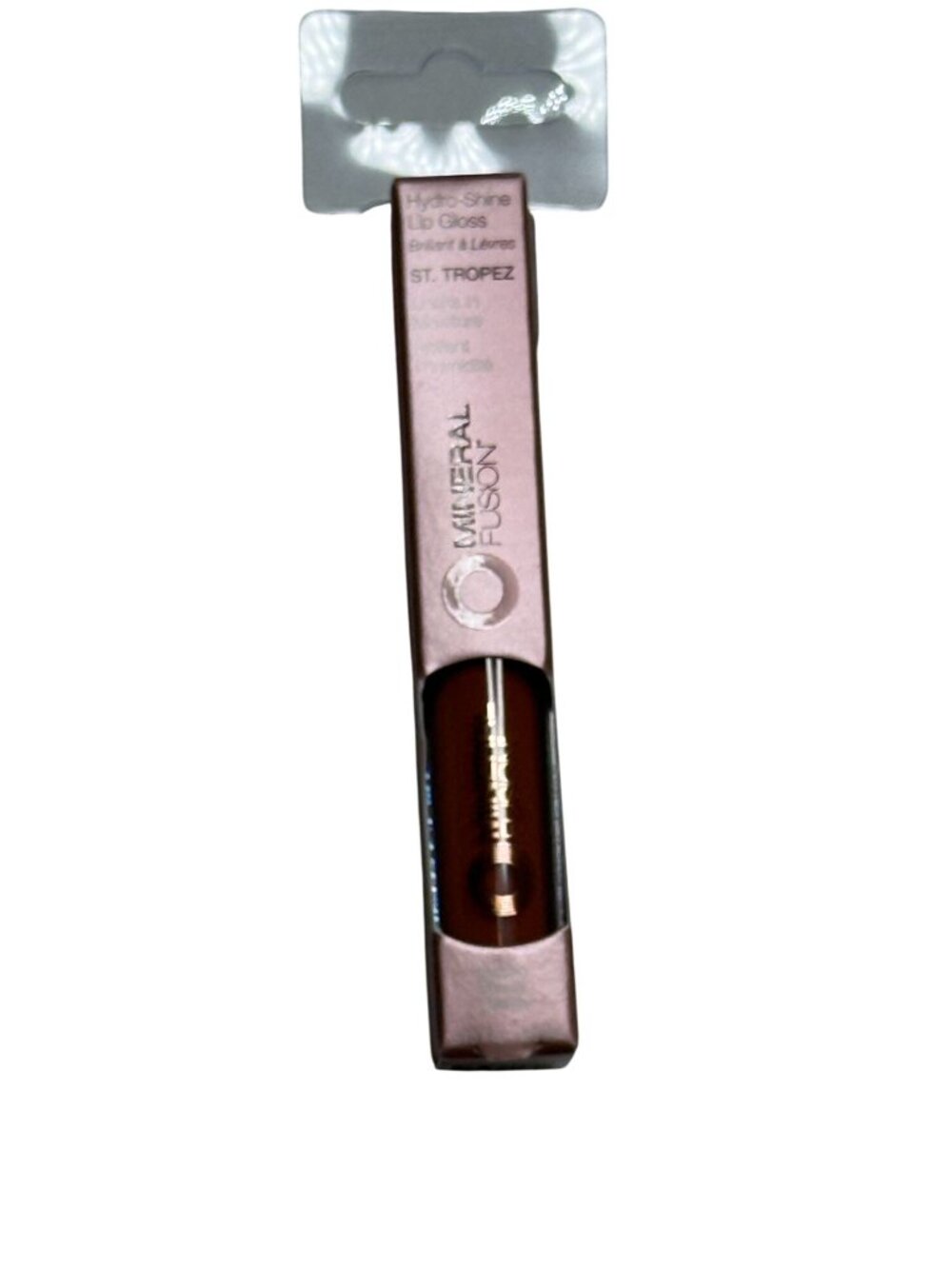 Mineral Fusion Hydro-Shine Lip Gloss St. Tropez 0.15 oz Vegan Clean Beauty